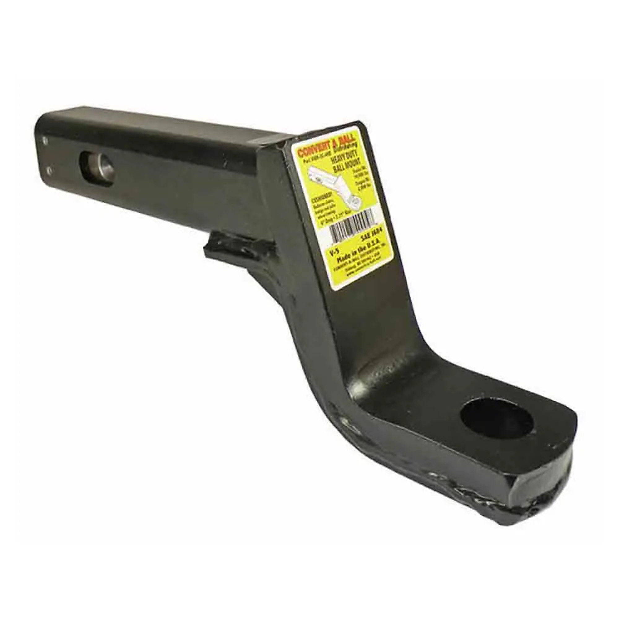 Convert-A-Ball Cushioned Heavy-Duty Ball Mount — 2in. Receiver, 4in. Drop, Hollow Shank, 14K GTW, Model# AMSC4HD